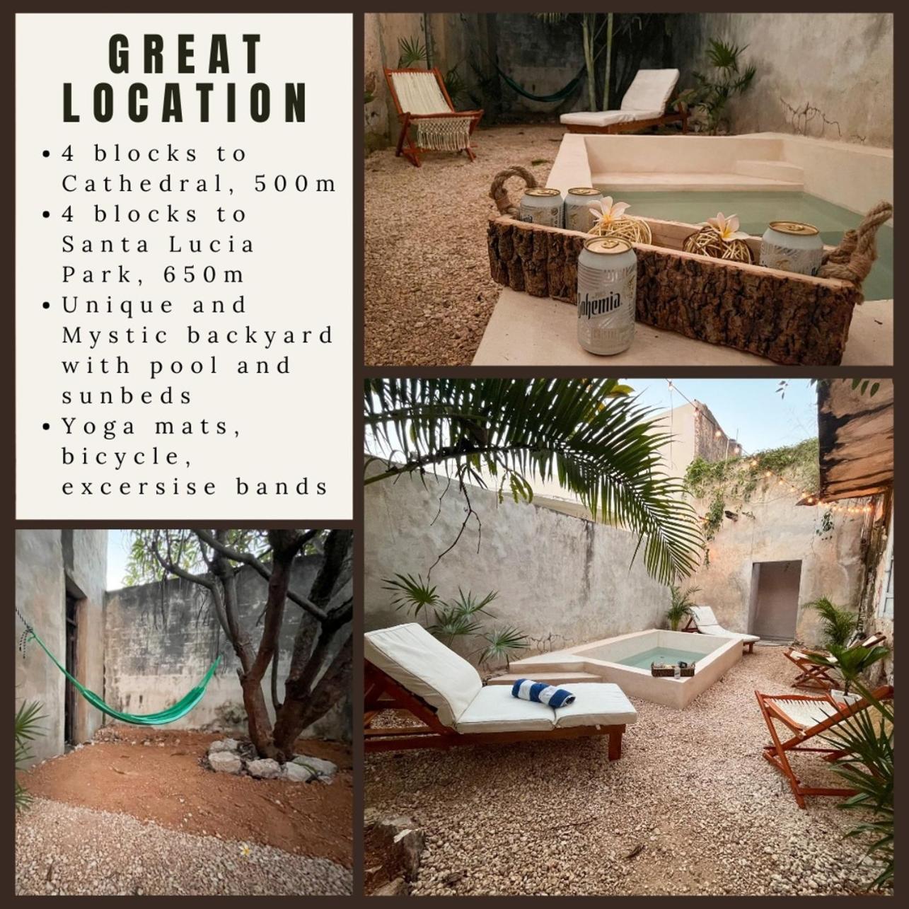 Unique Mystic Pool Yard Only 3 Blocks Main Sq Villa เมริดา ภายนอก รูปภาพ